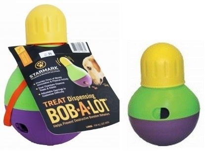 Starmark Bob-a-Lot Treat Dispensing Toy // TOY REVIEW 