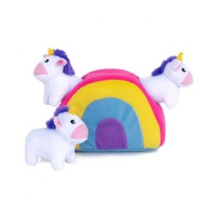 ZippyPaws Zippy Burrows - Unicorns in Rainbow